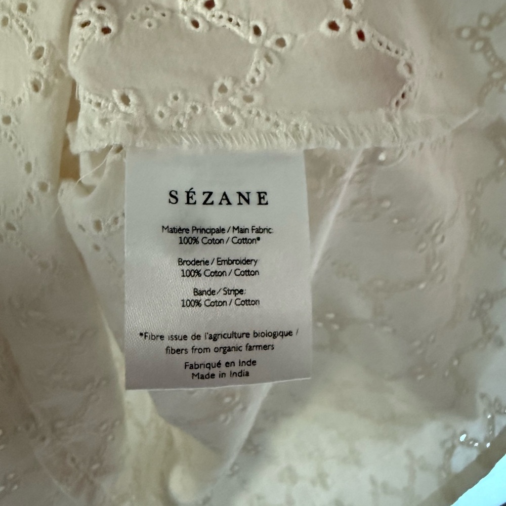 Sezane Thio Tie-back Blouse - Picture 7 of 8